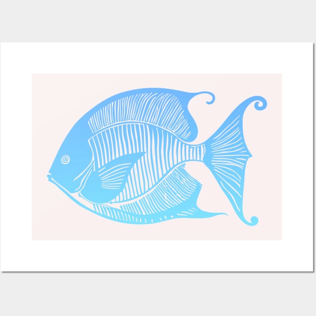 Fish Design Wall Art by PasifikTee